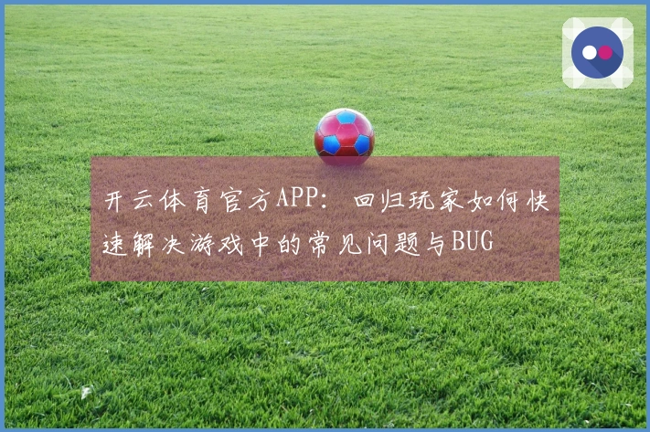 开云体育官方APP：回归玩家如何快速解决游戏中的常见问题与BUG